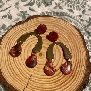 Gold Dangle Earrings